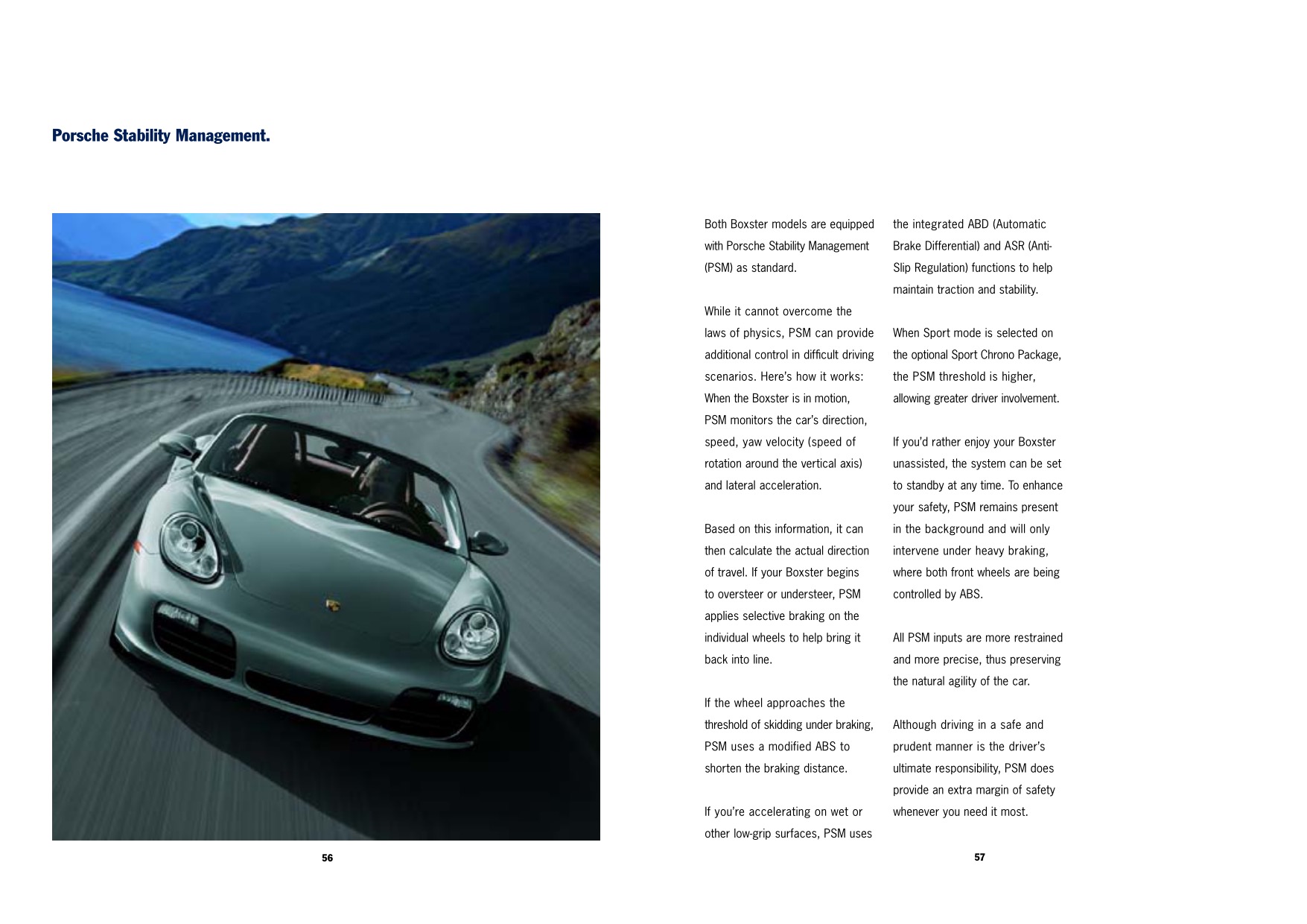 2007 Porsche Boxster Brochure Page 43